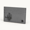 Custom grey cardholder wallet