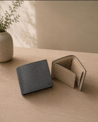 Silver Leather Wallet