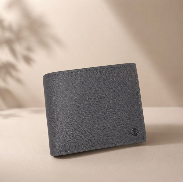 Silver Leather Wallet