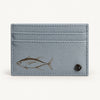 Custom baby blue cardholder wallet